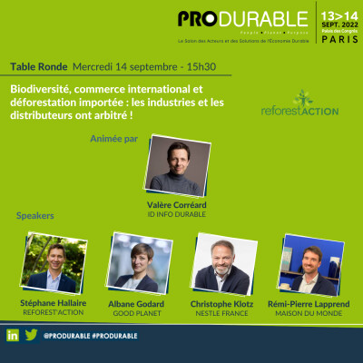 Table Ronde - Biodiversité, Commerce International et déforestation importée cover