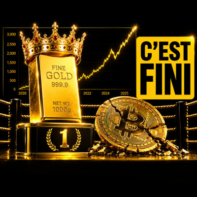 Le BITCOIN devait remplacer l'OR. À la place, il s'est effondré. cover
