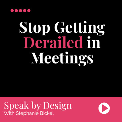 2026 - Studying Great Speakers Episode 7: Managing Derailment cover