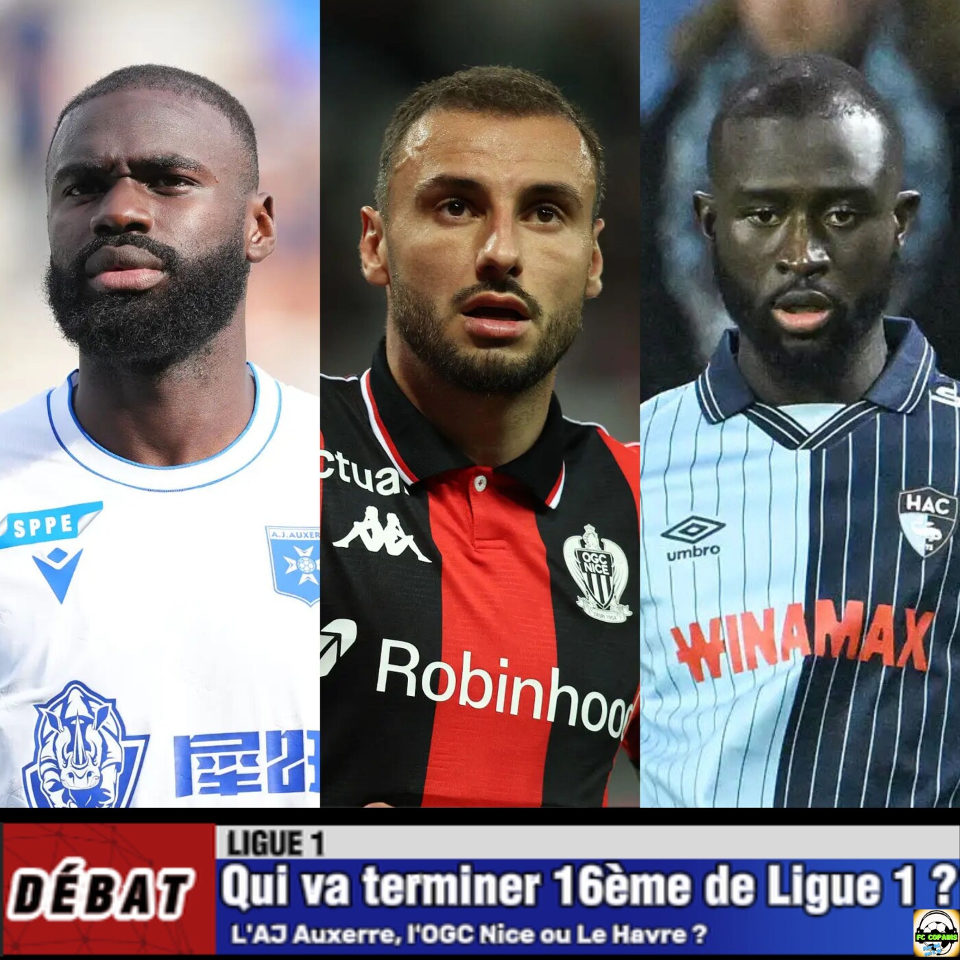Débat Ligue 1- Qui va finir 16ème de Ligue1️⃣🇫🇷 AJ Auxerre OGC Nice ou HAC ❓🤔