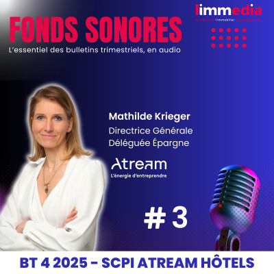 Fonds Sonores Atream - SCPI Atream Hôtels  BT4 2025 cover