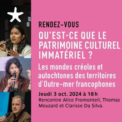 Les rendez-vous du salon de lecture - Qu'est ce que le patrimoine culturel immatériel ? cover