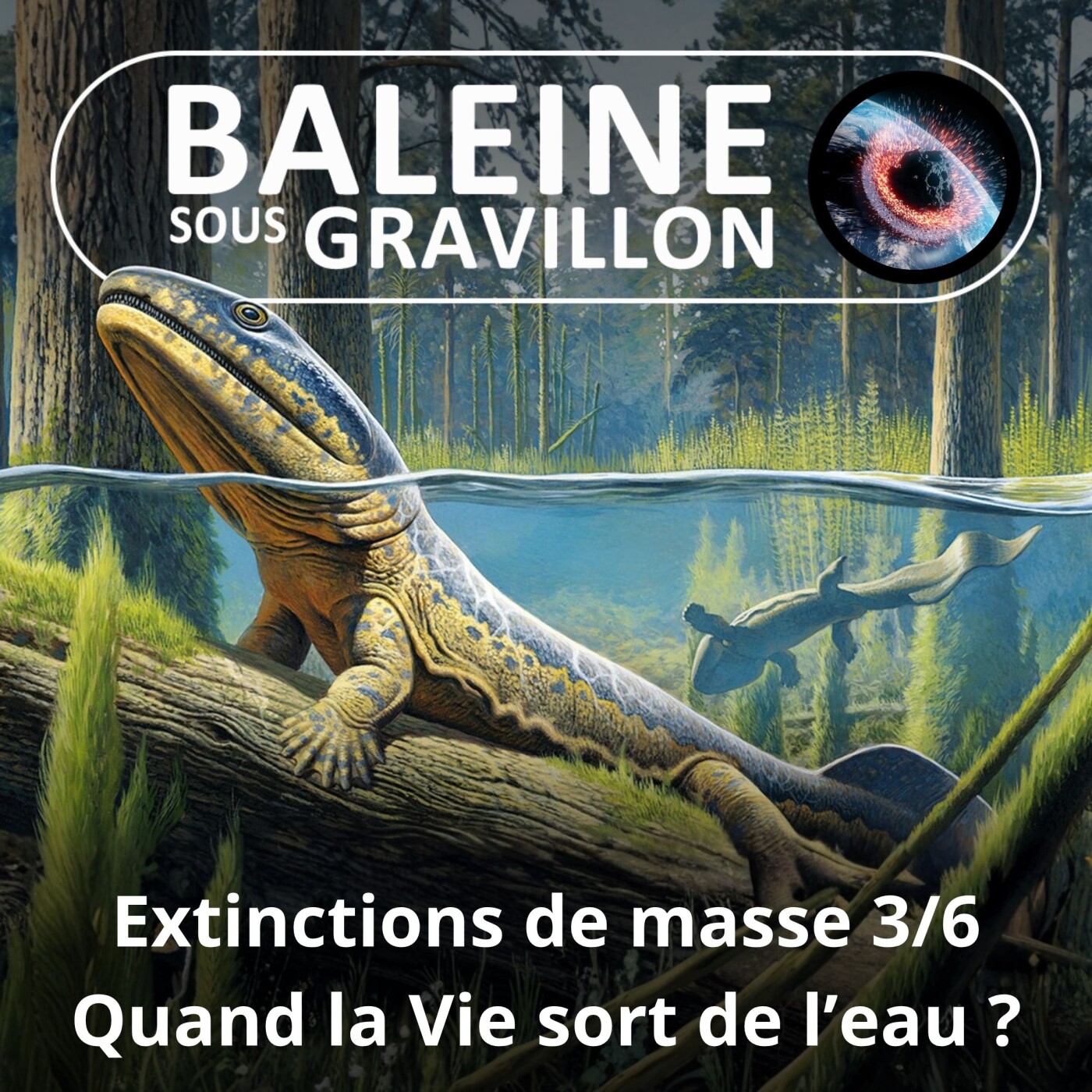 S03E16 Grandes extinctions de masse 3/6 : Sortir de l'eau, qui, quand, comment ? episode artwork