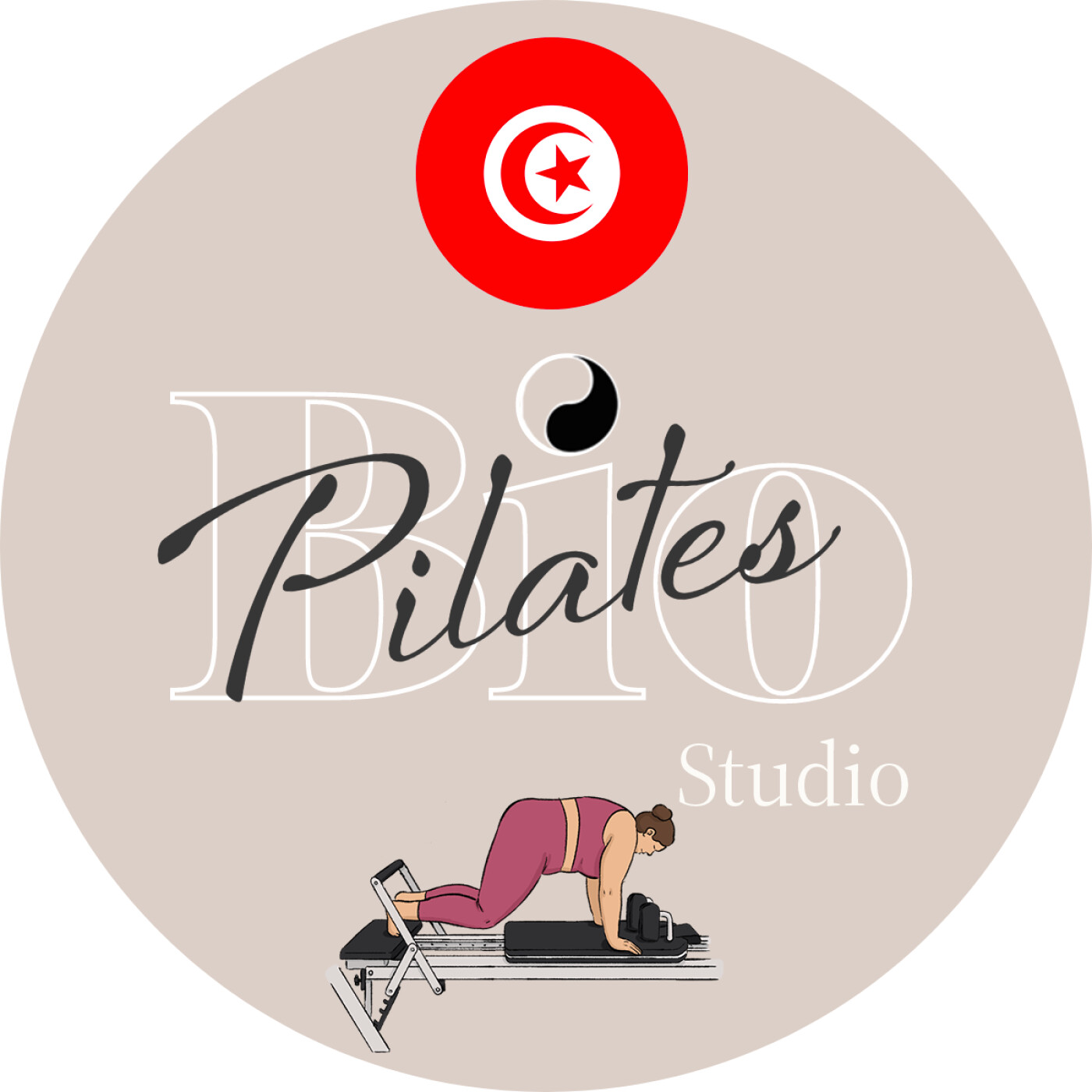 🇹🇳 Reformer Front Rowing Prep Straigh Forward – تمرين من منهج STOTT Pilates وجوزيف بيلاتس