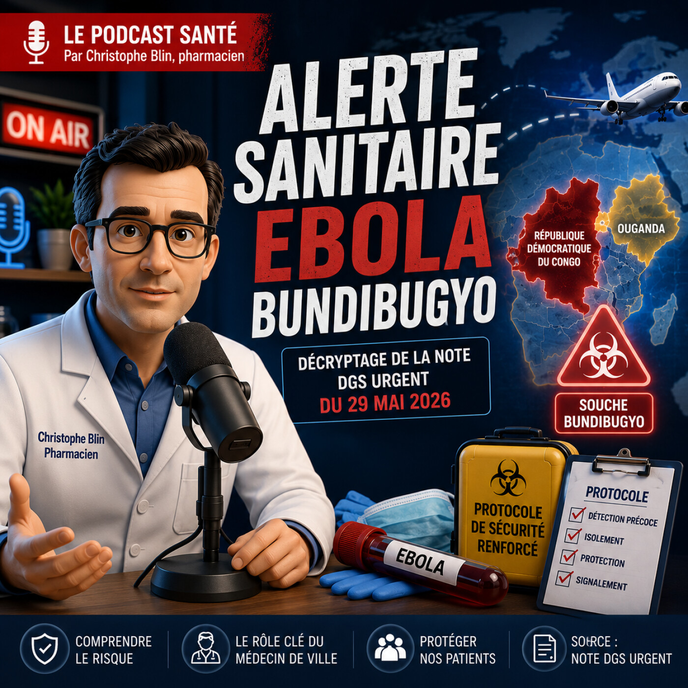 Bundibugyo et Ebola : Comprendre les enjeux de sécurité sanitaire et la vigilance clinique en France