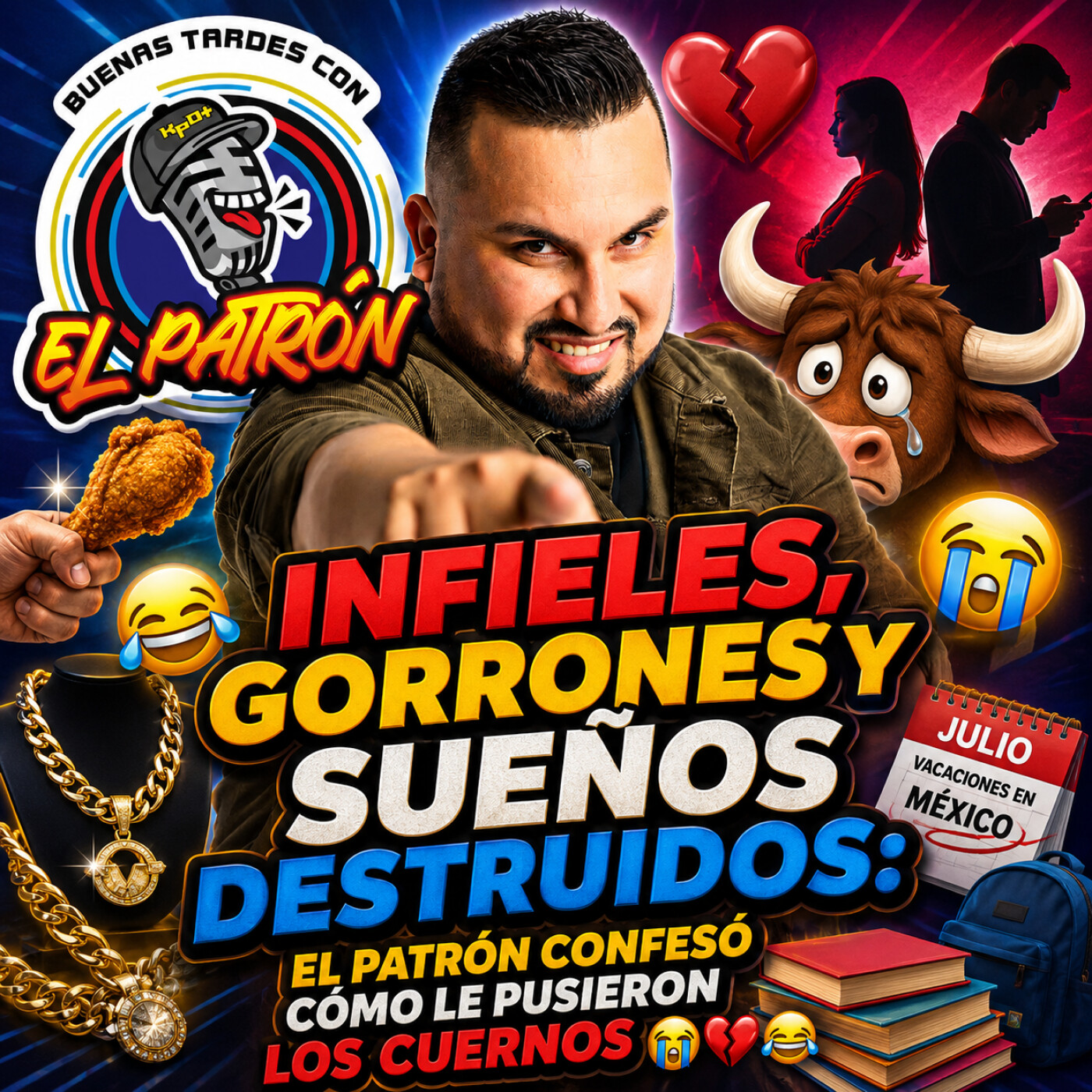 “Infieles, gorrones y sueños destruidos: el Patrón confesó cómo le pusieron los cuernos 😭💔😂” episode artwork