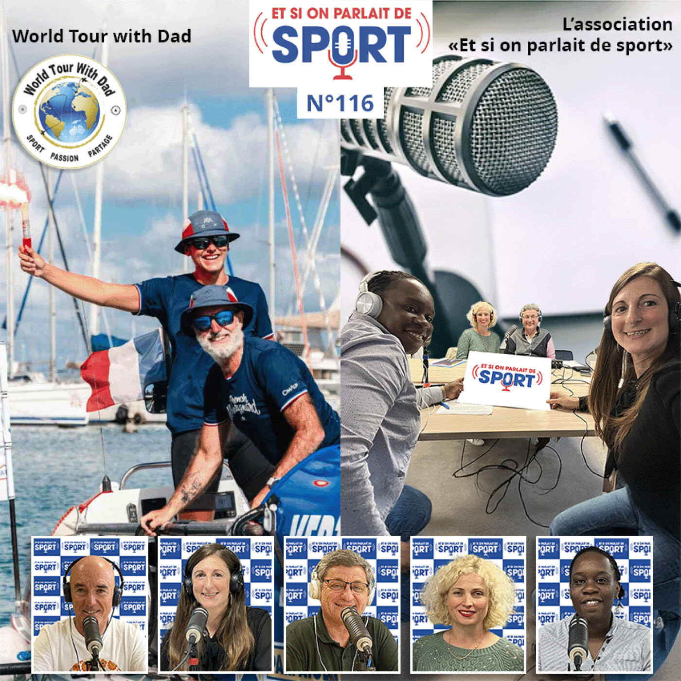 Émission N°116 - Coupe du Monde de Rugby féminin, Voyage autour du Monde, Association Et si on parlait de sport episode artwork