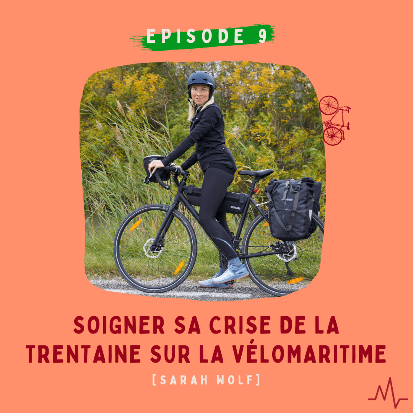 Sarah Wolf - Soigner sa crise de la trentaine sur la Vélomaritime