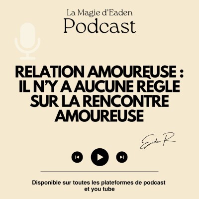 Relation amoureuse : Il n'y a aucune règle sur la rencontre amoureuse cover