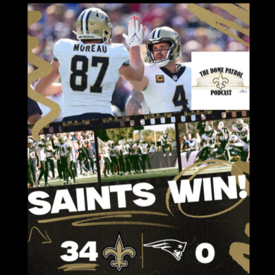 Saints vs Patriots Week Five Recap cover