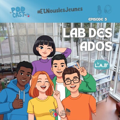 La médiathèque de Taverny vue par les jeunes : le LAB qui transforme la bibliothèque en lieu de création cover