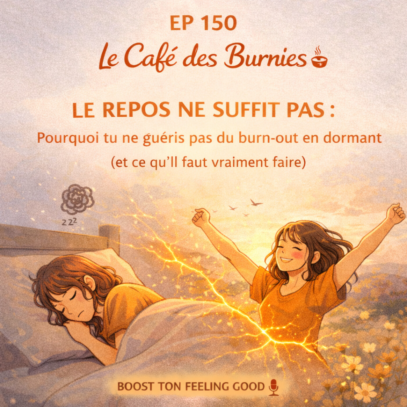EP 146 LE REPOS NE SUFFIT PAS : POURQUOI TU NE GUÉRIS PAS DU BURN-OUT EN DORMANT (et ce qu'il faut vraiment faire)