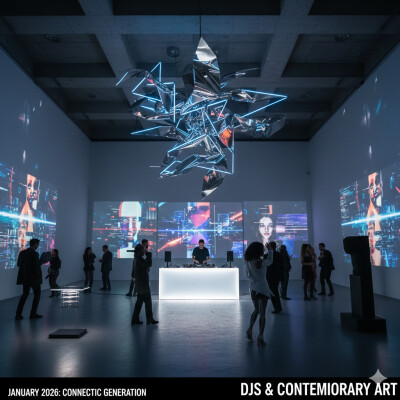 FG MUSIC STORY – LE MÉTIER DE DJ ET D’AUTRES FORMES D’ART : LES DJS QUI SE FROTTENT À L’ART CONTEMPORAIN cover