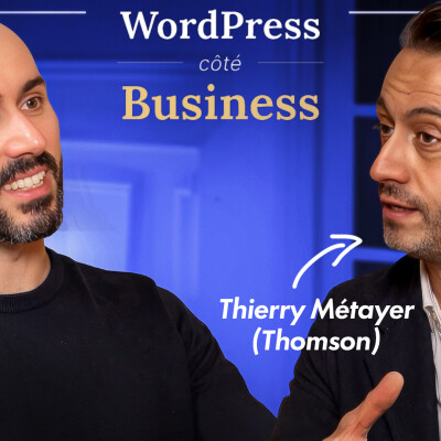 WordPress côté Business #1 - WordPress dans un groupe international avec Thierry Métayer cover