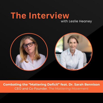 Combating the “Mattering Deficit” - feat. Dr. Sarah Bennison cover