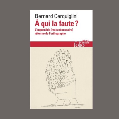 Bernard Cerquiglini - A qui la faute ? : l'impossible (mais nécessaire) réforme de l'orthographe cover
