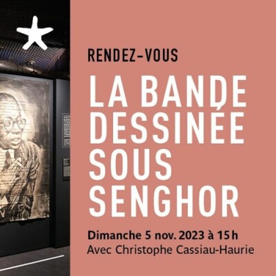 Les rendez-vous du salon de lecture - "La BD sous Senghor" recontre avec Christophe Cassiau-Haurie cover