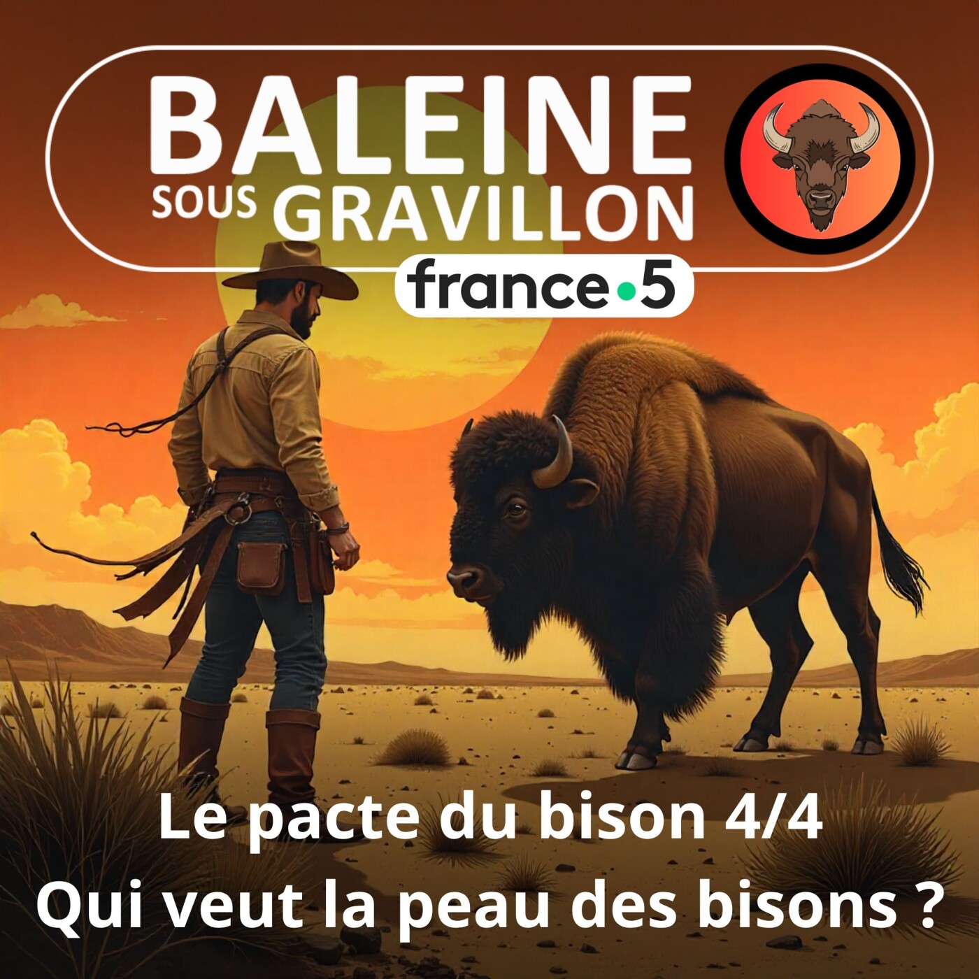 S07E35 Le Pacte du bison 4/4 (France 5) : Qui veut la peau des bisons ?  (Thierry Robert)