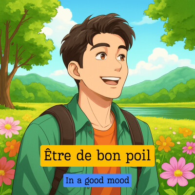 Expression française : "Être de bon poil" cover