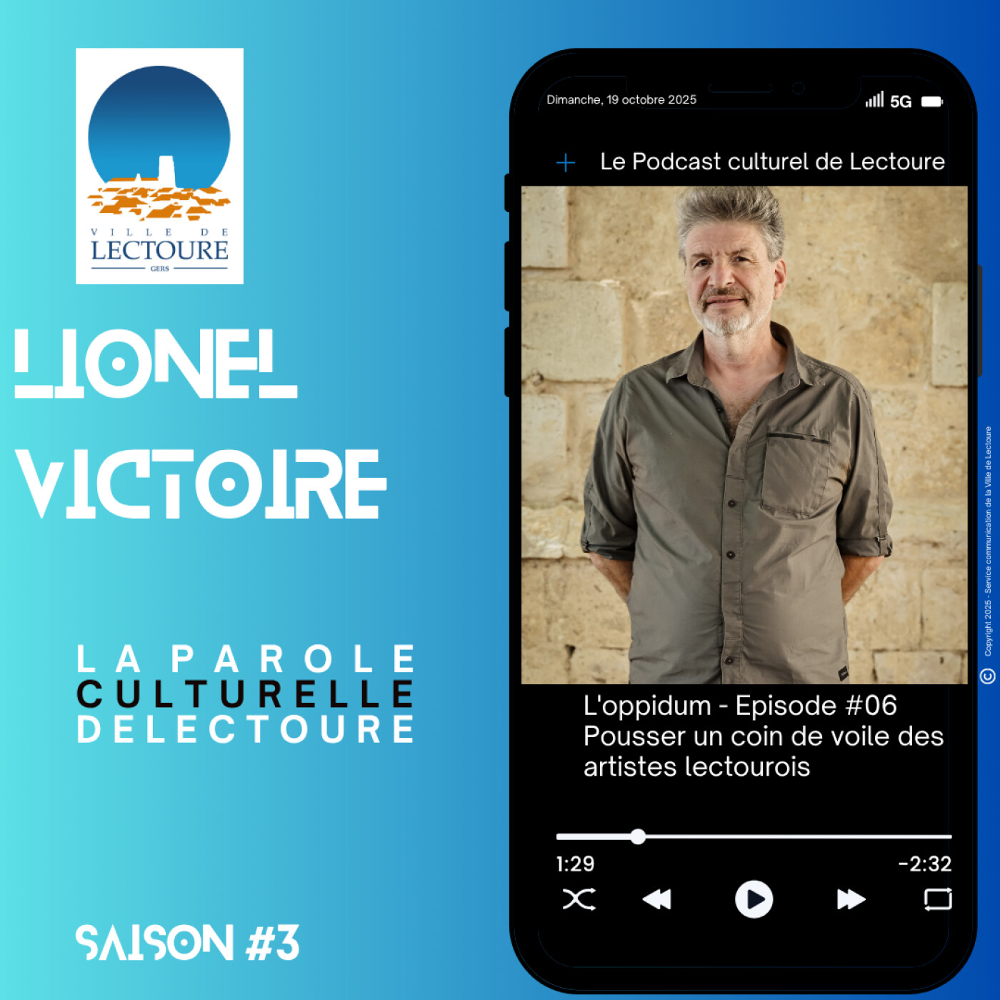 Lionel Victoire, compositeur, arrangeur, réalisateur et ingénieur de son episode artwork