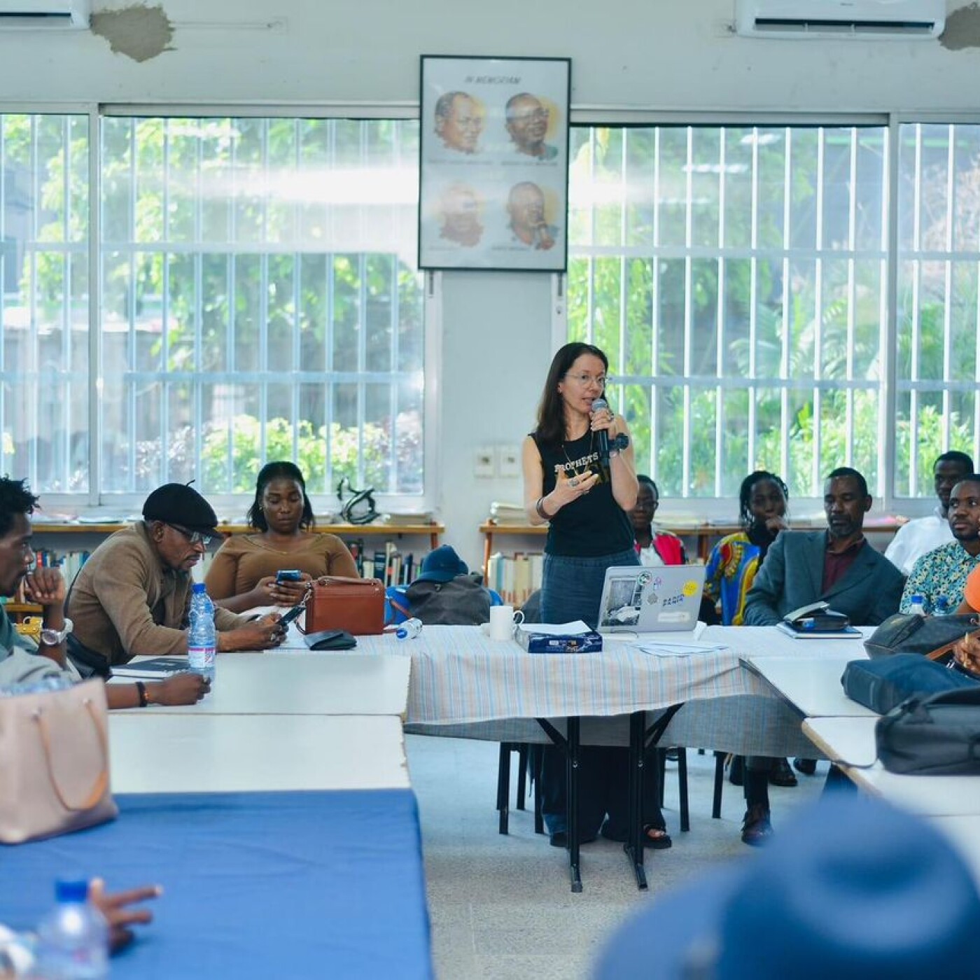 retour sur les ateliers d’écriture de l’écrivaine belge Aliette Griz à Kinshasa