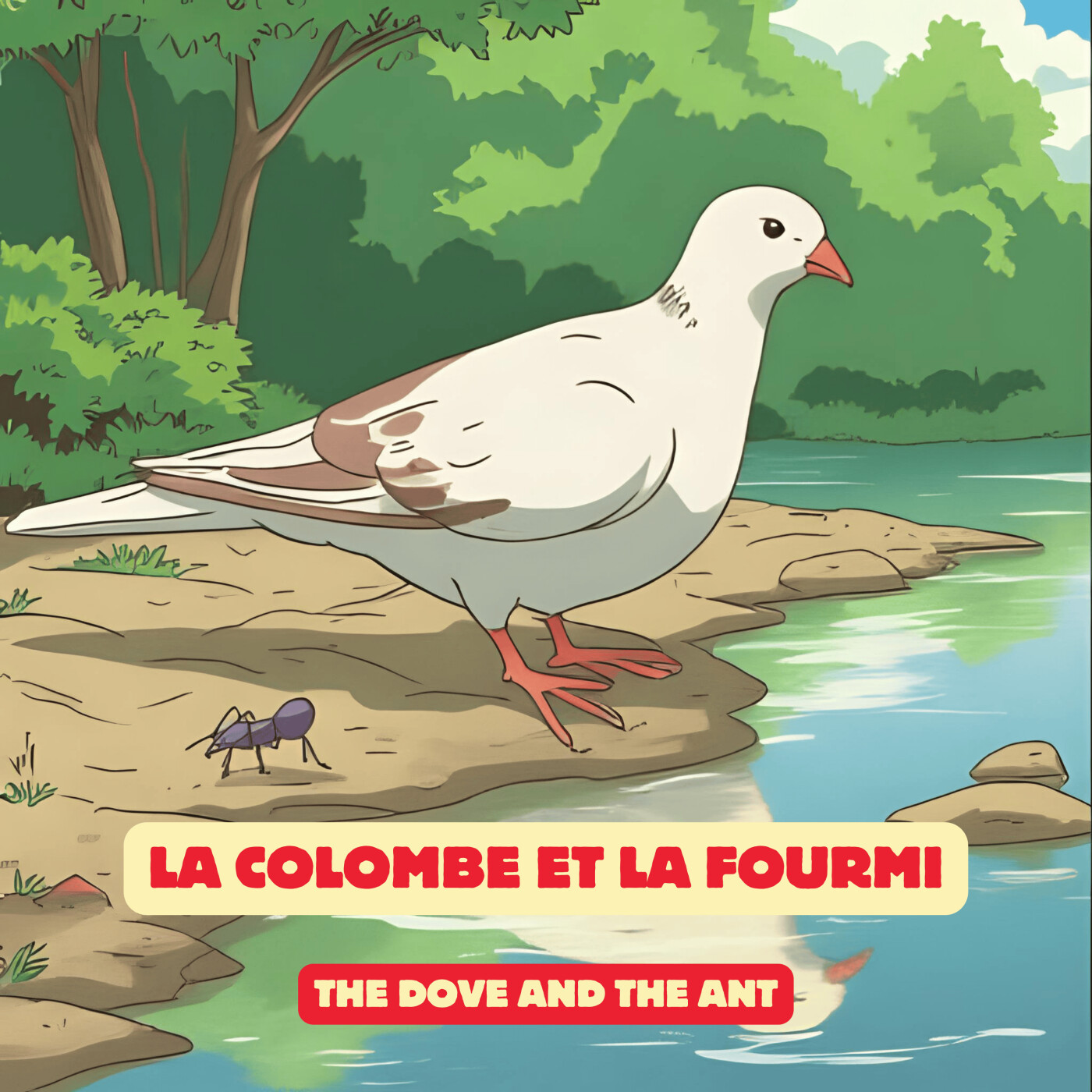 Fable de la Fontaine expliquée: La colombe et la fourmi