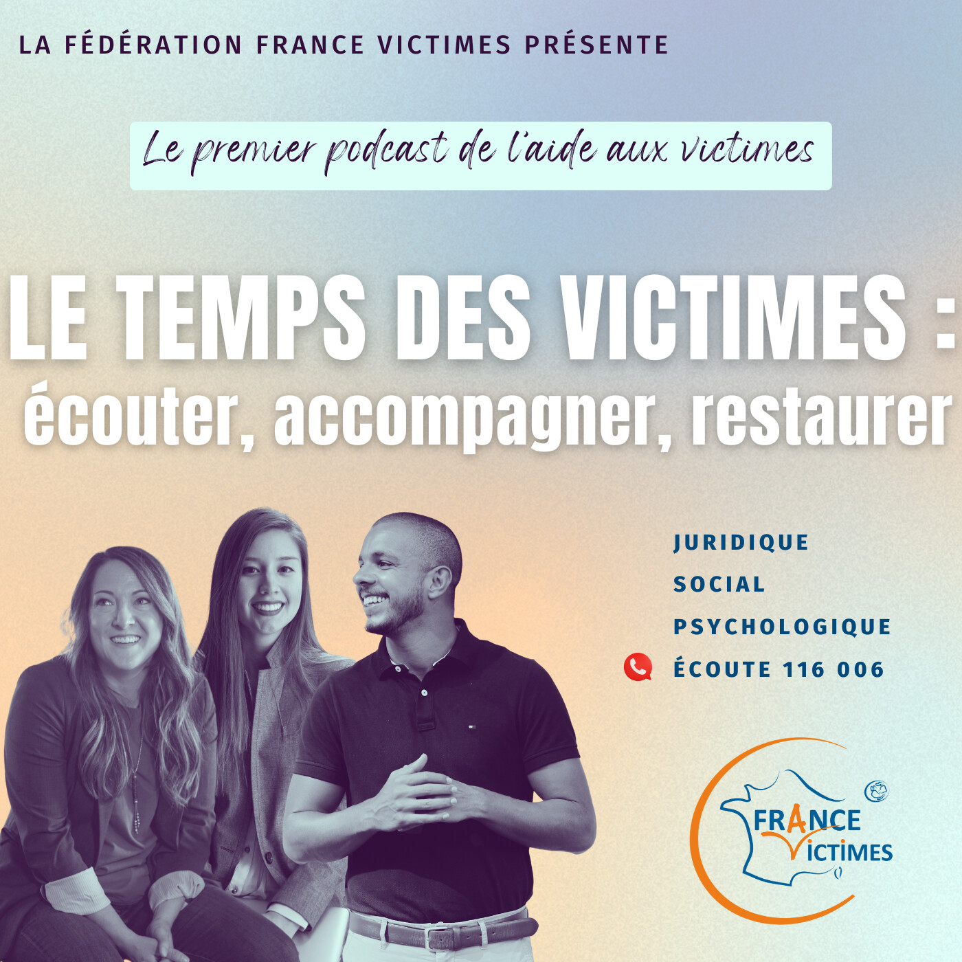 Le temps des victimes : écouter, accompagner, restaurer podcast artwork