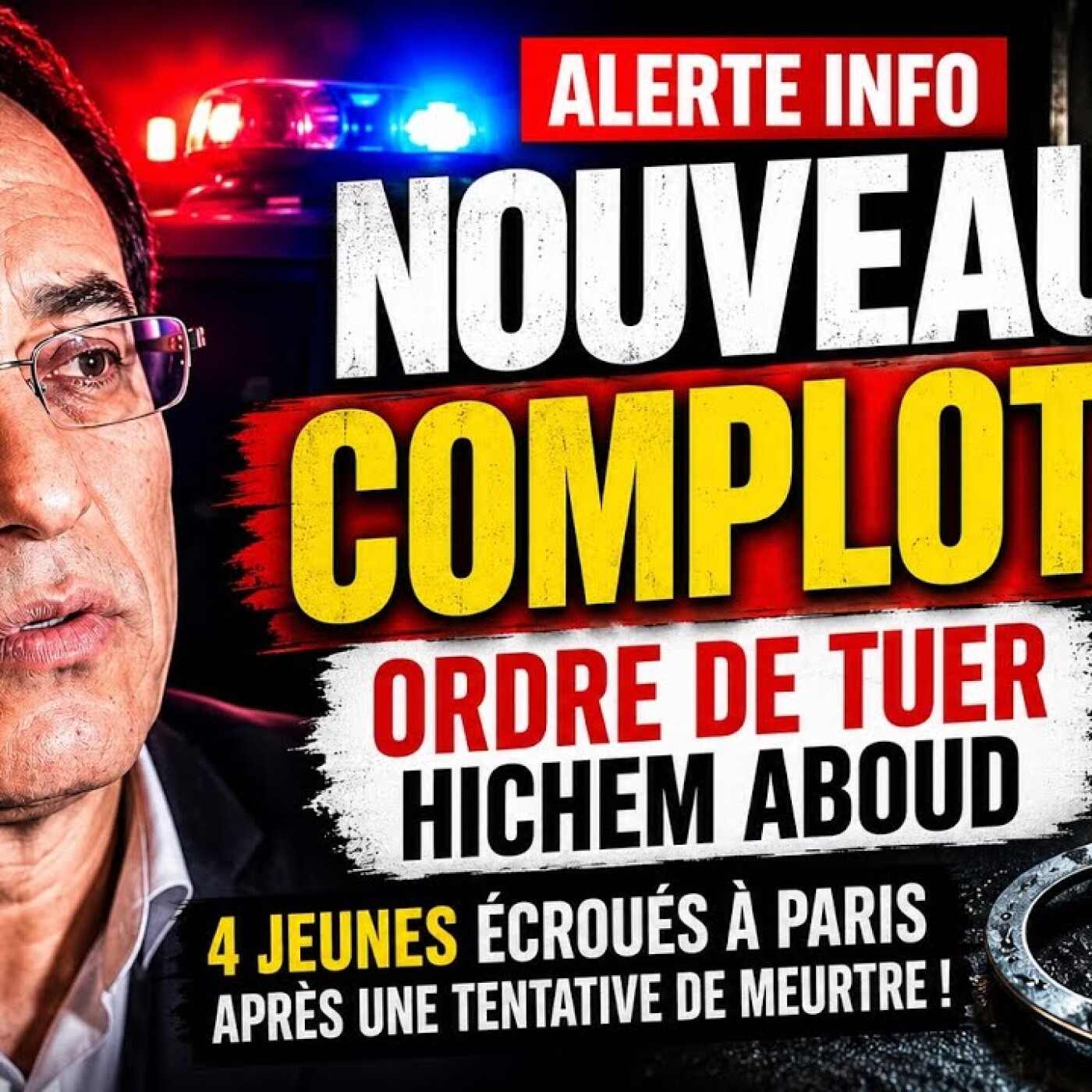 🚨 ALERTE : Tentative d'assassinat d’Hichem Aboud : La justice française emprisonne 4 individus ! episode artwork