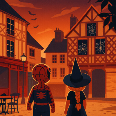 Halloween écolo avec Léon et Séréna cover