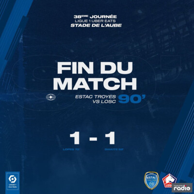 L'INFO SPORT - Fin de saison sur un match nul 1-1 pour l'ESTAC cover