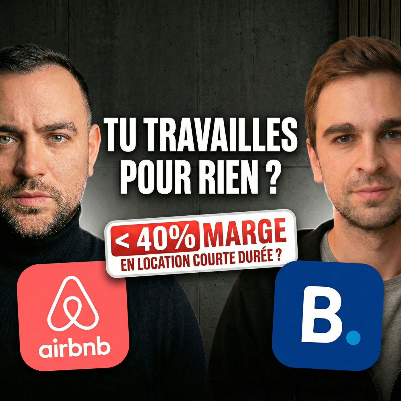 Moins de 40% de marge Airbnb ? Tu travailles pour rien