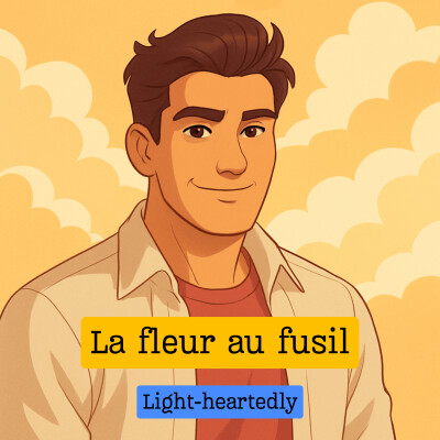 Expression française : "La fleur au fusil" cover