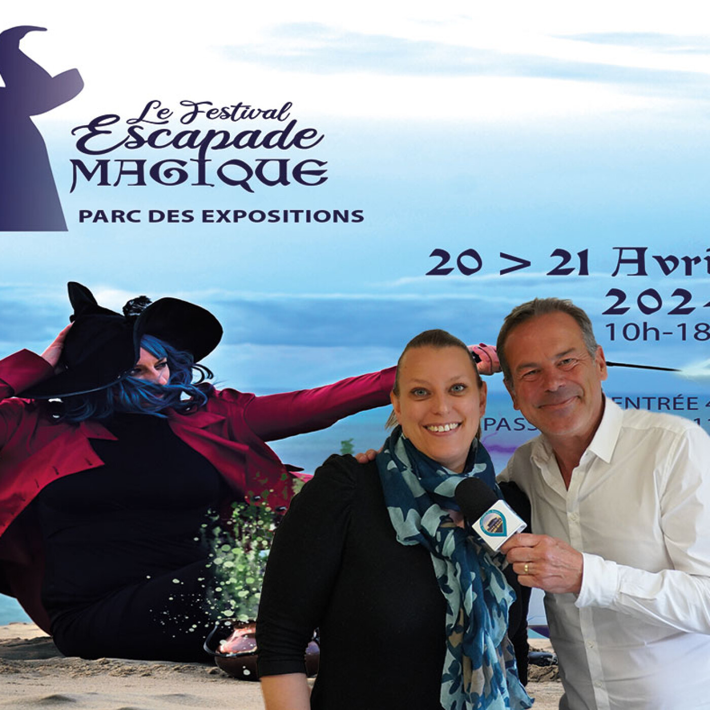 Depuis le Parc des Expositions de La Teste, Carinne Barrot nous présente le Festival Escapade Magique qui va s'y tenir ce week-end episode artwork