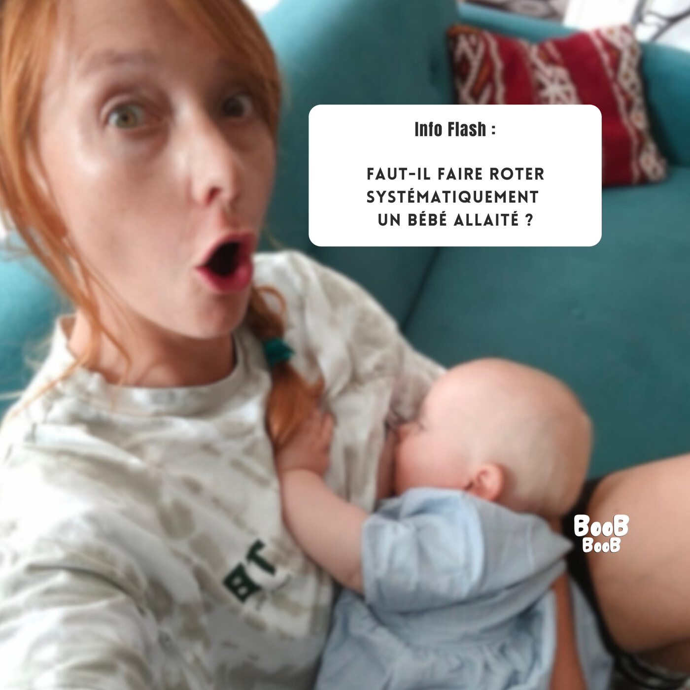 Info Flash : Faut-il faire roter systématiquement un bébé allaité ?