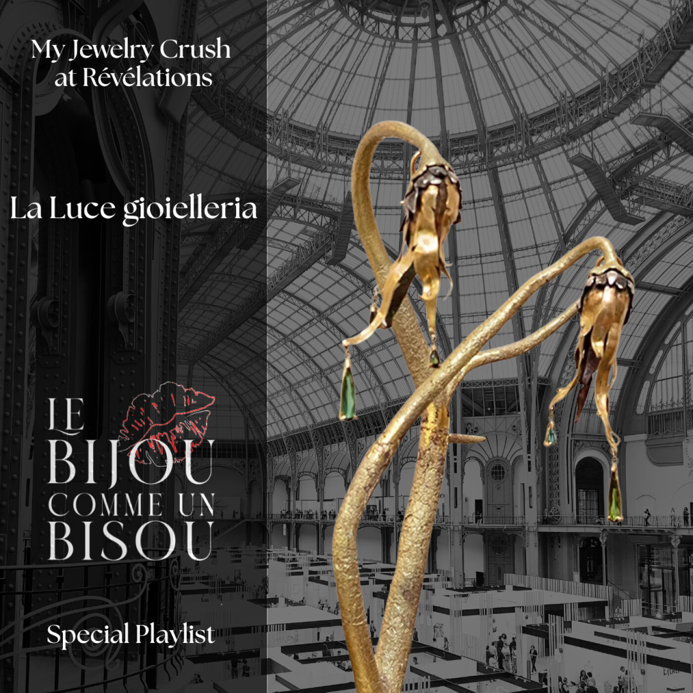 My jeweler Crush from Revelations : Joy Harvey - La Luce Gioielleria, flower jewelry turned into decorative sculptures