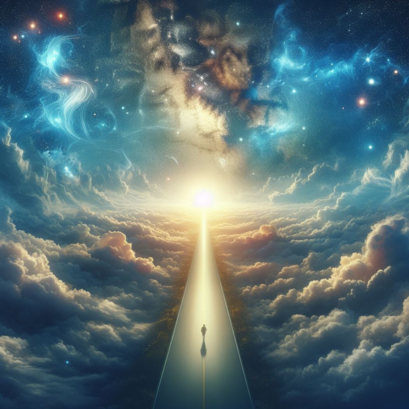 à travers l’éther bleu du ciel, découvre l’espace sacré de la paix et de l’unité - Archange Gabriel Psaume 57