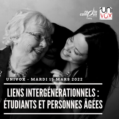 Liens Intergénérationnels : étudiants et personnes âgées | Univox l'émission cover