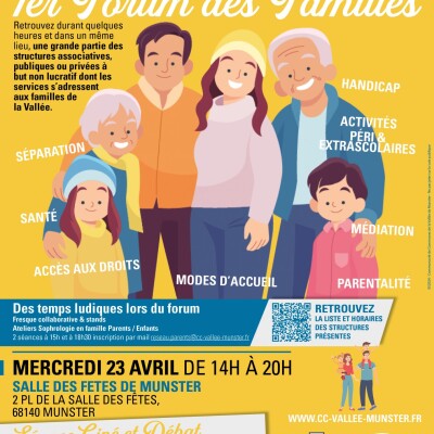 Munster : Premier forum des familles cover