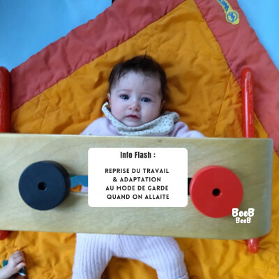 Info Flash : Reprise du travail & adaptation au mode de garde quand on allaite cover