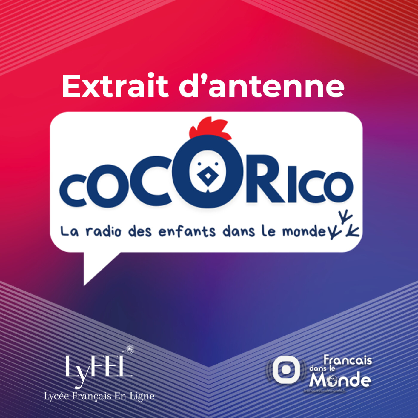 Extrait de l'antenne de COCORICO, la radio des enfants dans le monde
