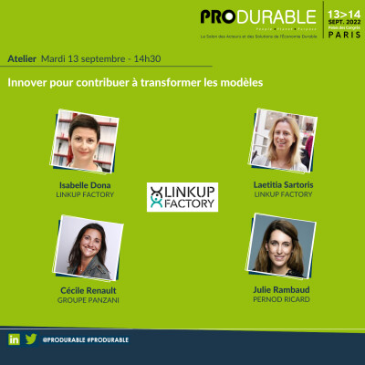 LinkUp Factory - Innover pour contribuer à transformer les modèles cover