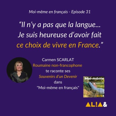 La France et le français, un choix de vie pour Carmen cover