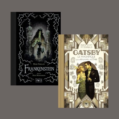 Benjamin Lacombe et Stan Manoukian - "Frankenstein ou Le Prométhée moderne" et "Gatsby le magnifique" cover