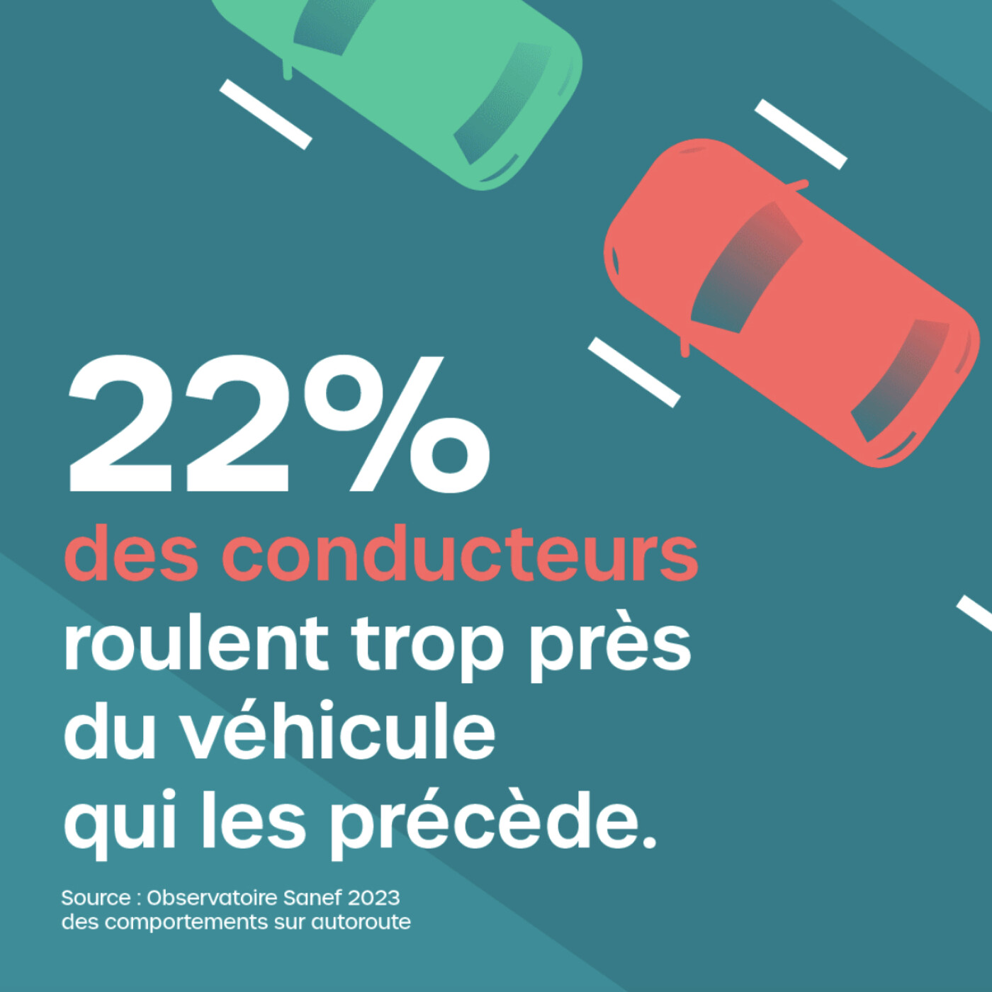 Les distances de sécurité, il faut les garder !