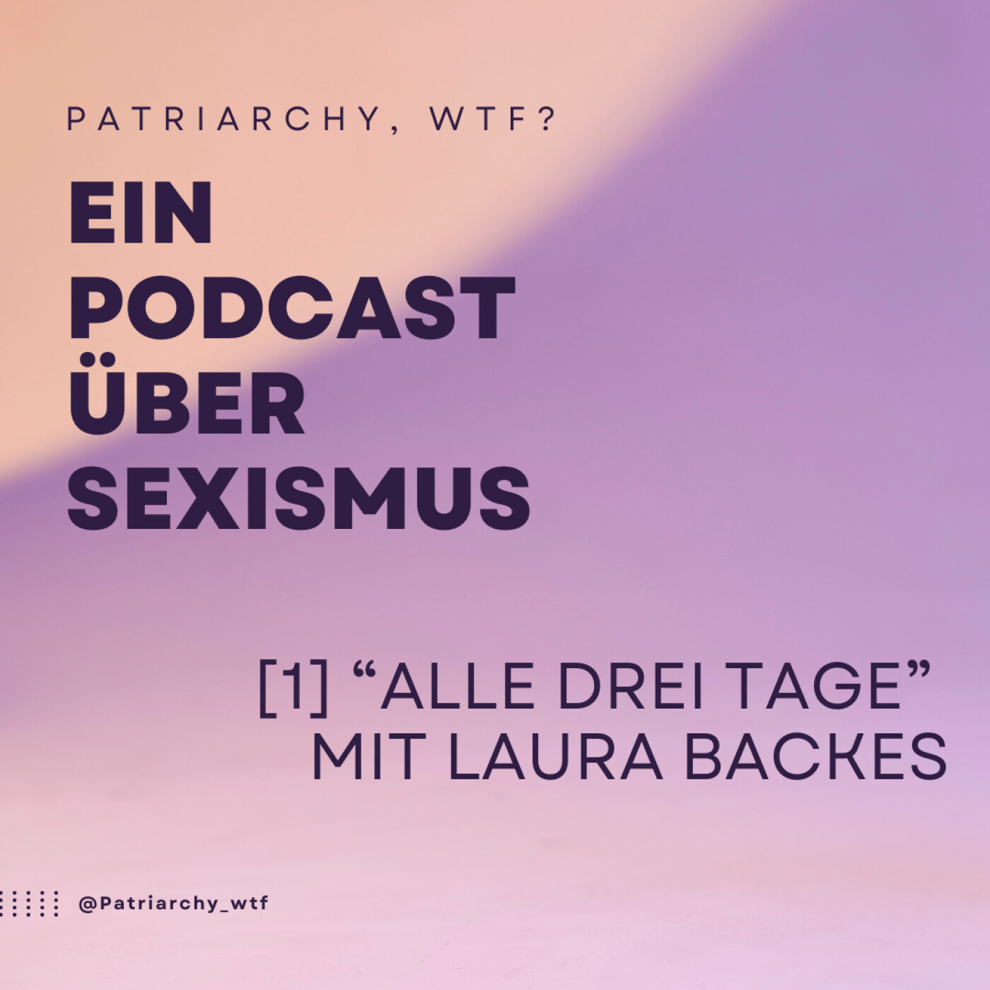 Patriarchy, wtf? Ein Podcast über Sexismus