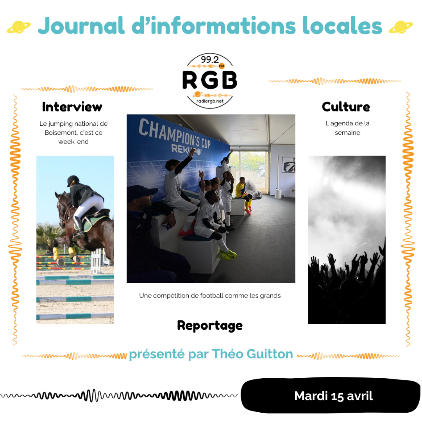 Le journal d\'informations locales - Radio RGB Cergy-Pontoise