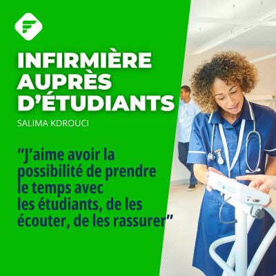 " Ce que j'apprécie particulièrement c'est la possibilité de prendre le temps avec les étudiants, de les écouter, de les rassurer " cover