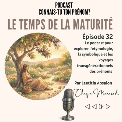 LE TEMPS DE LA MATURITÉ – Symbolique des prénoms et chemin de vie intérieur cover
