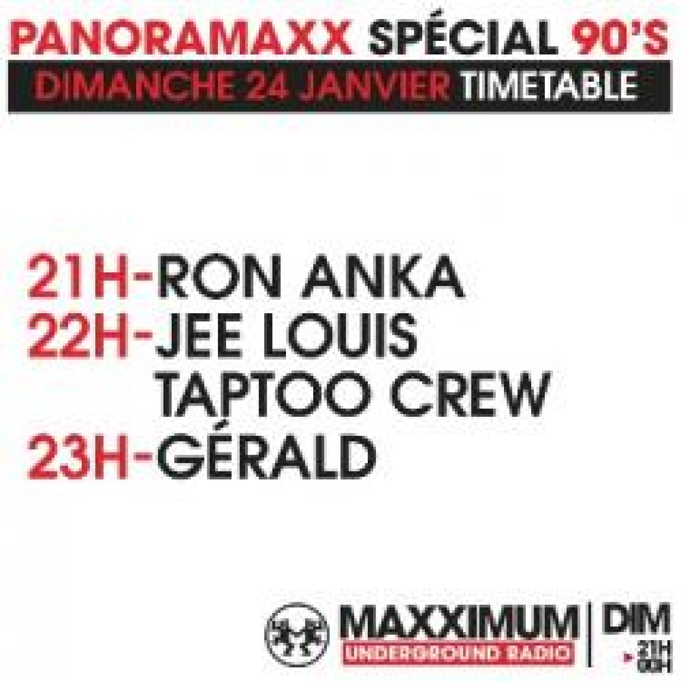PANORAMAXX 90'S : JEE LOUIS TAPTOO CREW