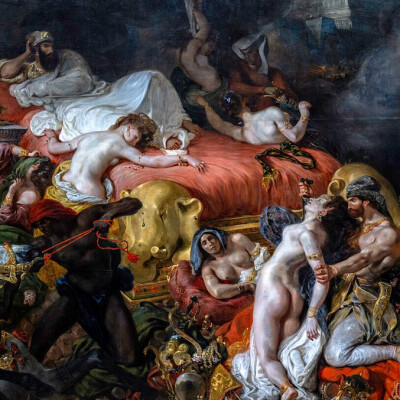 La mort de Sardanapale - Delacroix cover